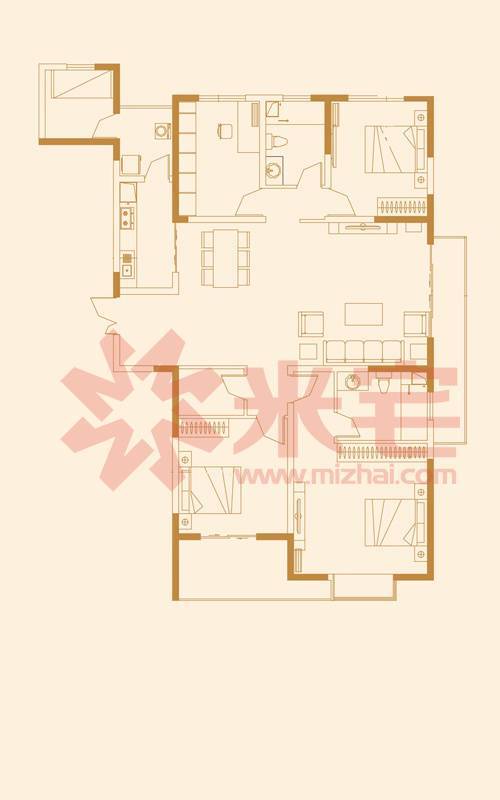 永威翡翠城户型图, 郑州永威翡翠城户型图-米宅郑州站