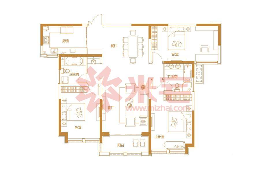 二手房小区 海马公园   户型图(9)