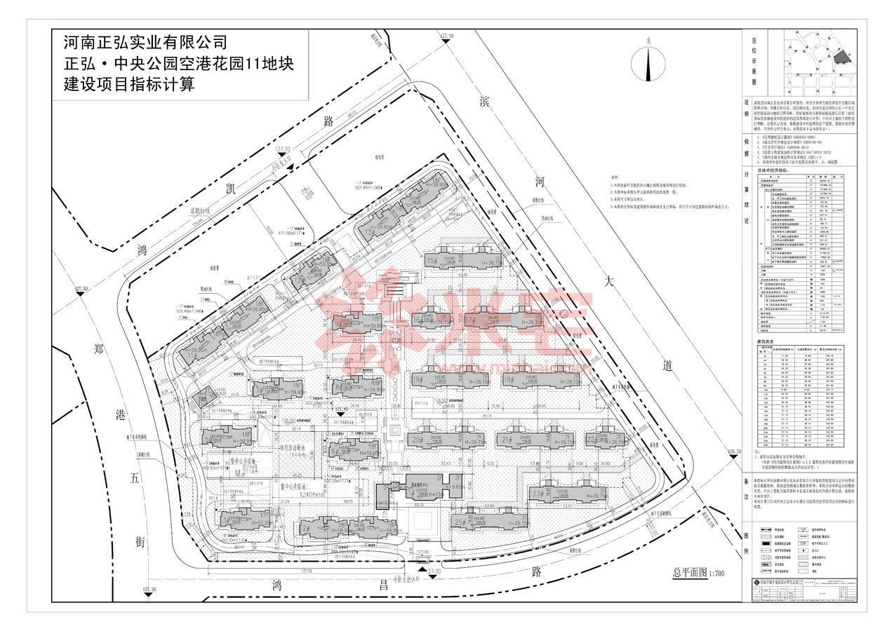 正弘中央公园规划图, 郑州正弘中央公园规划公示图-米宅郑州站