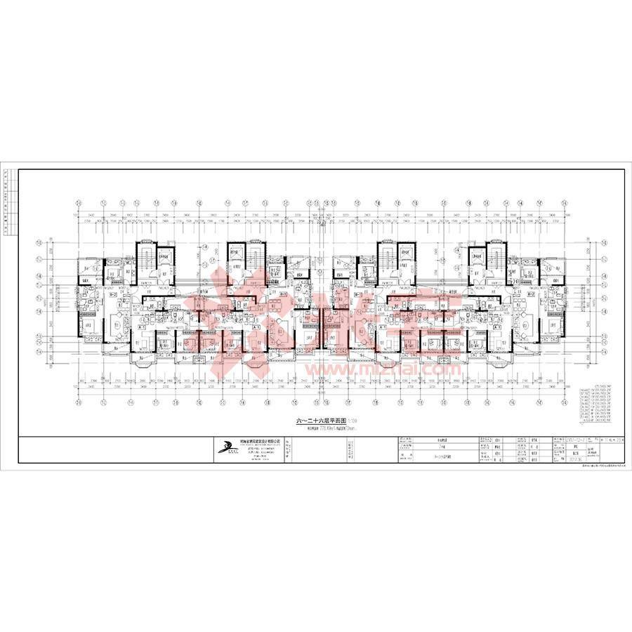 阳光檀悦苑(一期)建设工程(建筑)规划许可证批前公示7#标准层平面图