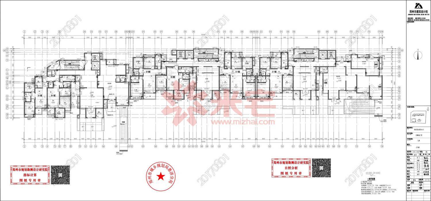 暂无信息 美景麟起城三号院规划公示一层平面图